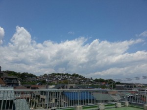 今日の空