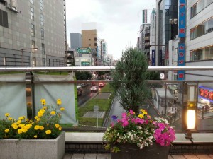 八王子駅　デッキから