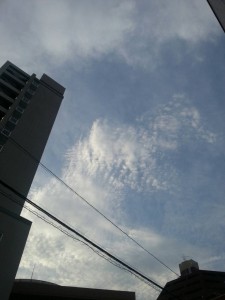 八王子の空　2014.7.12