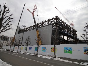 八王子市新体育館　建設中