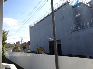 消防署　建築中　八王子市上野町