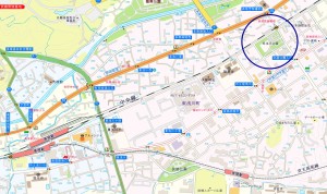 八王子市東浅川町　「東浅川公園」ＭＡＰ