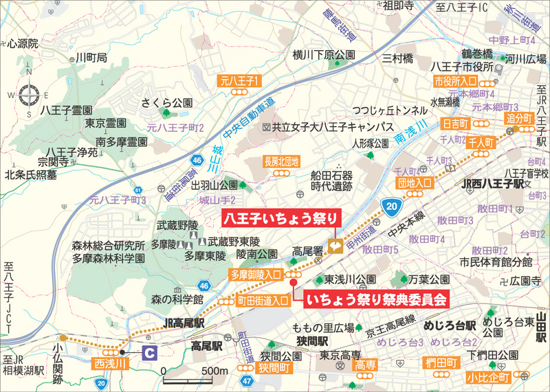 いちょう祭り　2014ＭＡＰ