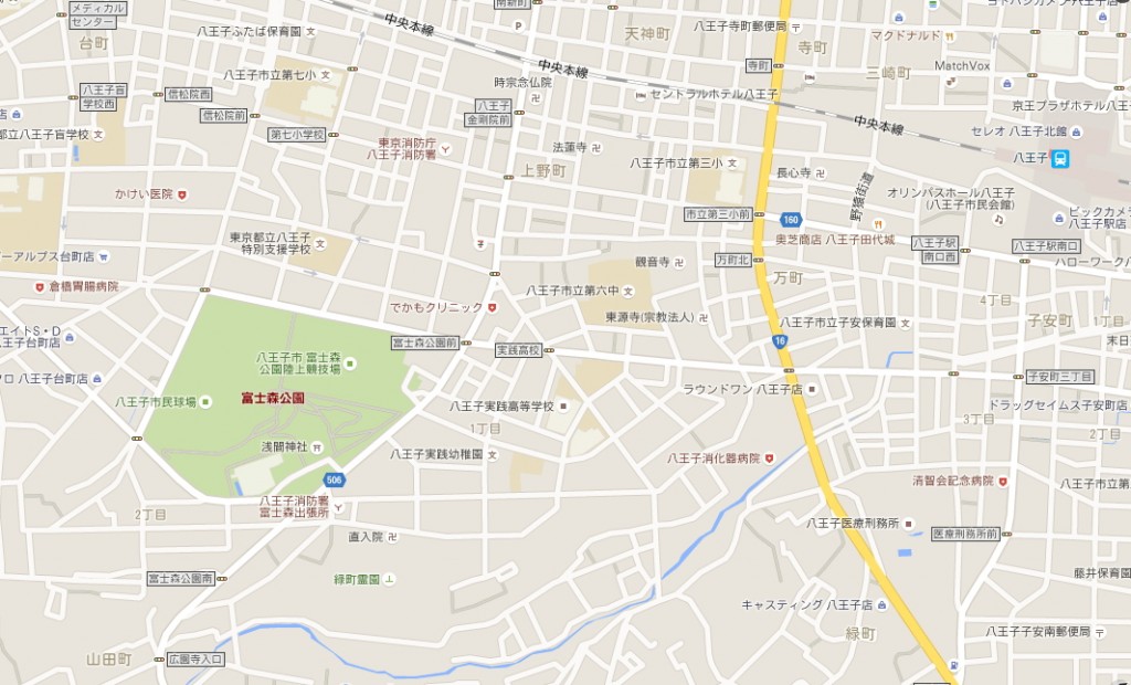 富士森公園MAP